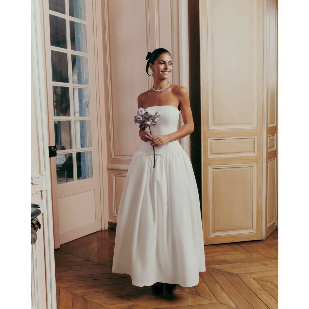Nana jacqueline Brittany Dress (White) L